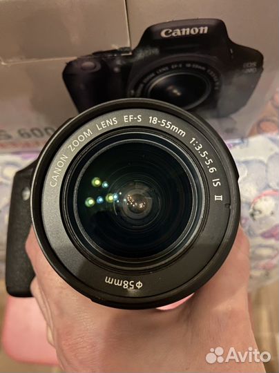 Зеркальный фотоаппарат canon 600d и сумка