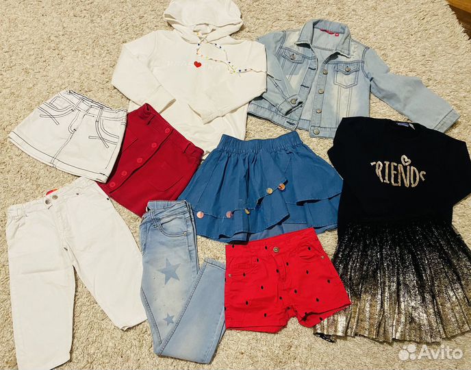 Фирменные вещи пакетом 116-122