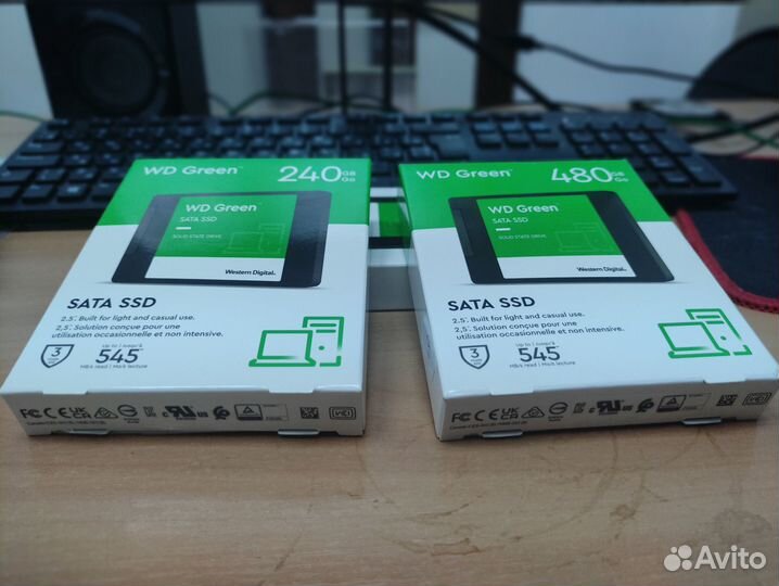 Новые SSD 120 240 480 гб в упаковке