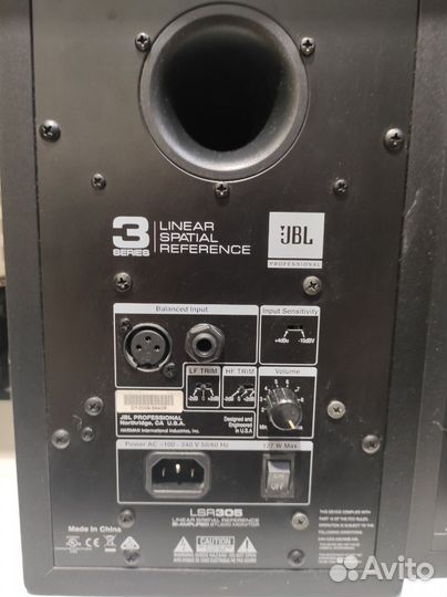 Jbl lsr305 студийные мониторы