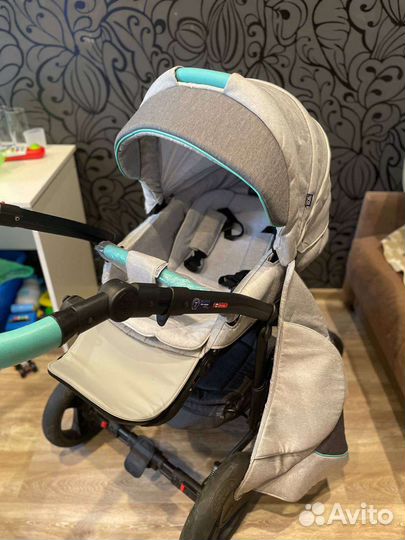 Коляска 3 в 1 bebe mobile movo