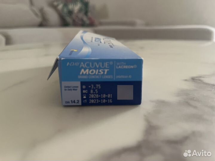 Контактные линзы acuvue 1 day moist