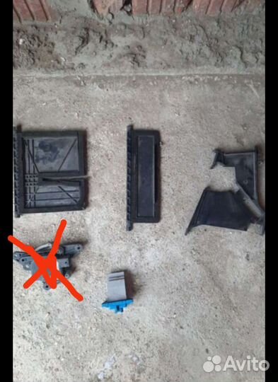 Заслонка печки priora полный люкс