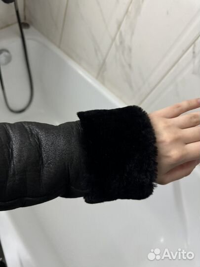 Дублёнка авиатор из натуральной овчины