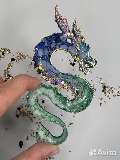 Елочная игрушка дракон