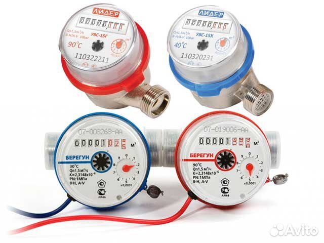 Замена, Установка, Поверка счетчиков воды и тепла