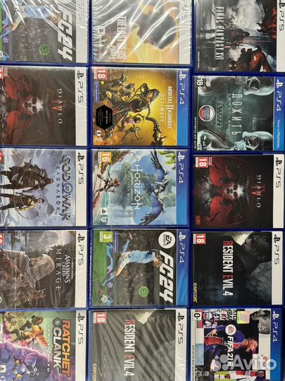 Игры на PS4 PS5 Новые диски