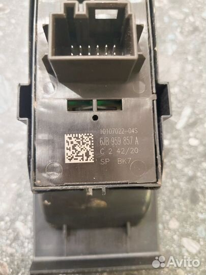 Блок кнопок стеклоподъемников Polo 6