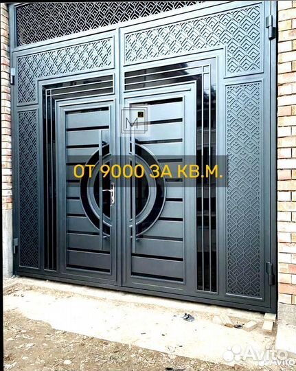 Ворота в Махачкале стандартные