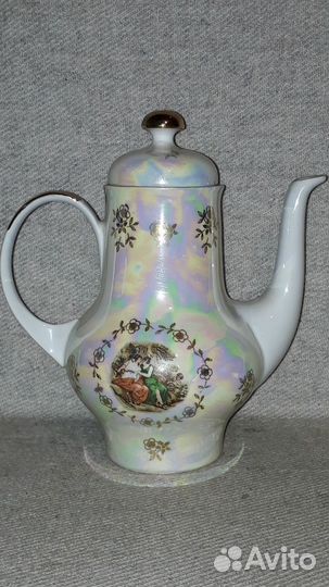 Кофейник чайник Мадонна фарфор ГДР Кахла Kahla