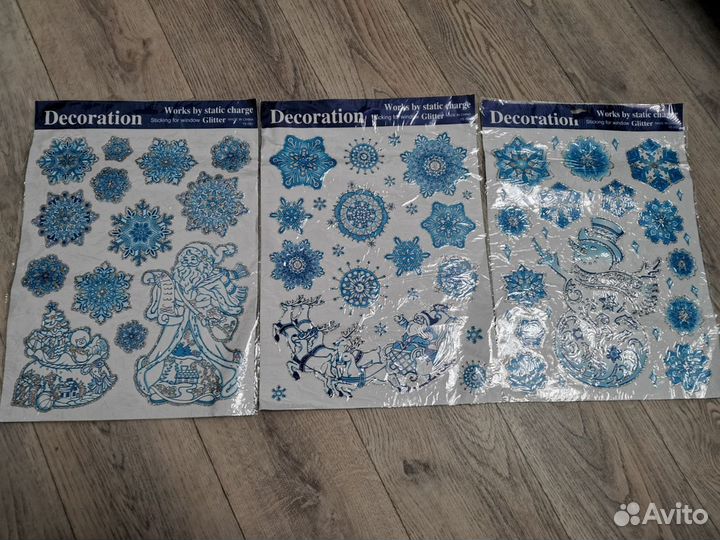 Новогодние наклейки