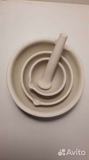 Ступки с пестиком фарфор лфз (Набор) (кв CC)