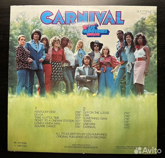 The Les Humphries Singers – Carnival (1973г.)