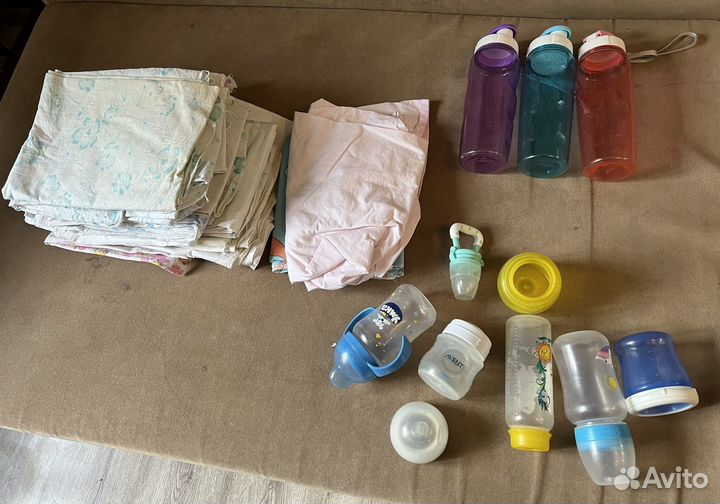 Детские товары бутылочки ниблер пеленки