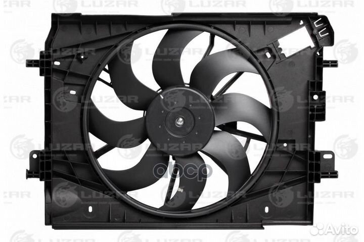 Крыльчатка с эл. мотором renault logan II (12