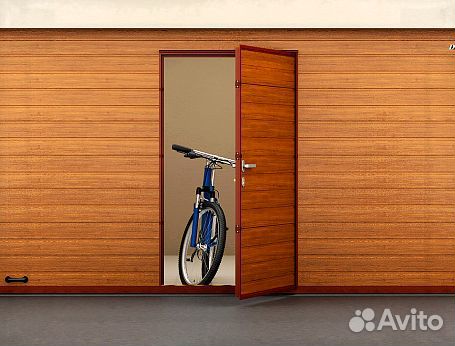 Секционные ворота с монтажом