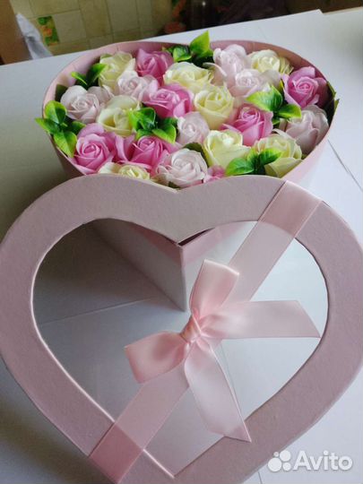 Подарок любимой жене, тёще, цветы из мыла