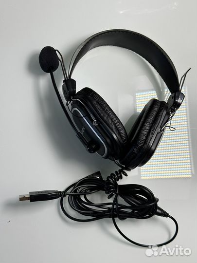 Игровые наушники USB с микрофоном