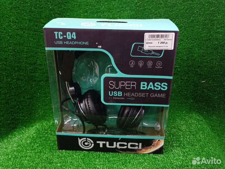 Ч) Наушники с микрофоном tucci tv-q4