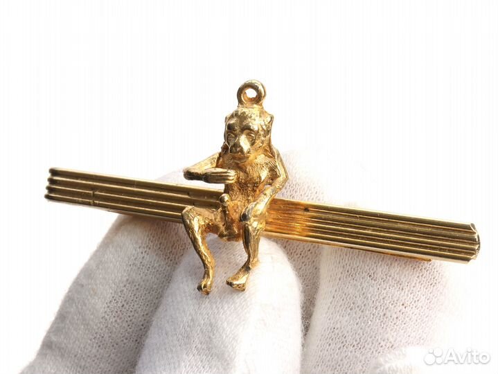 Заколка Зажим для Галстука США Винтаж