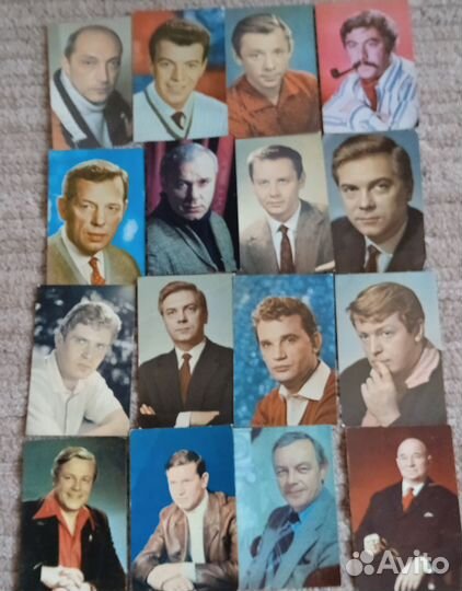 Фото открытки артистов СССР