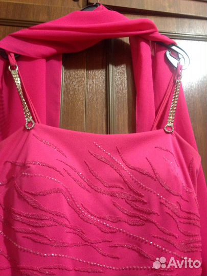 Платье-сарафан, розового цвета-Р-р 40-42