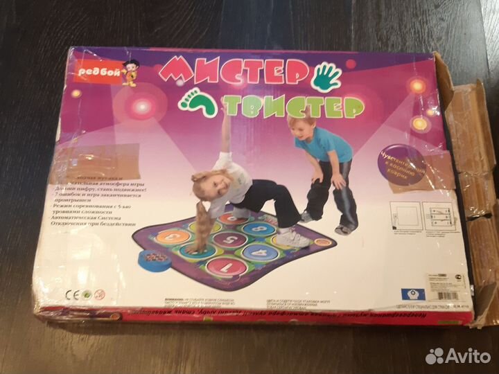 Коврик детский развивающий звуковой Мистер Твистер