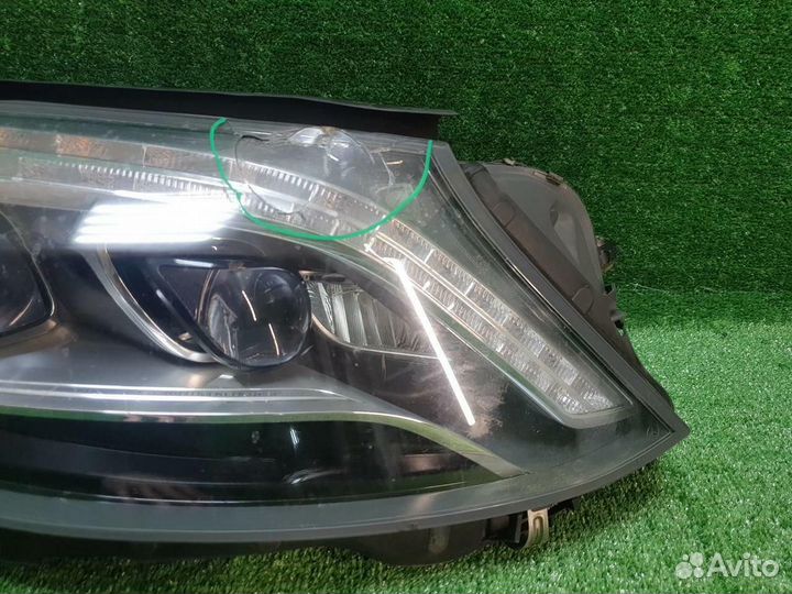 Битая Фара правая Mercedes S W222 (2013-2017) LED