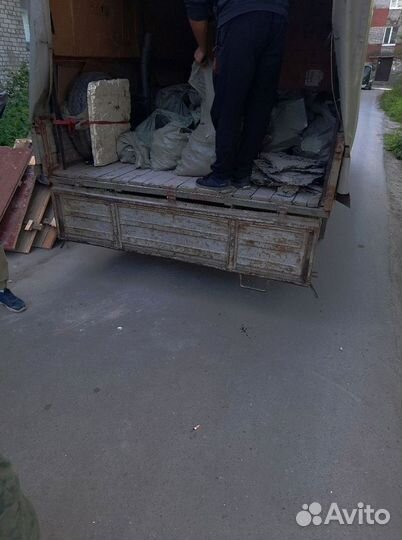 Вывоз мусора на газели