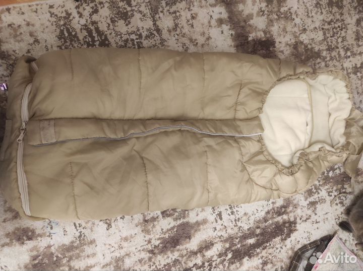 Зимний конверт в коляску