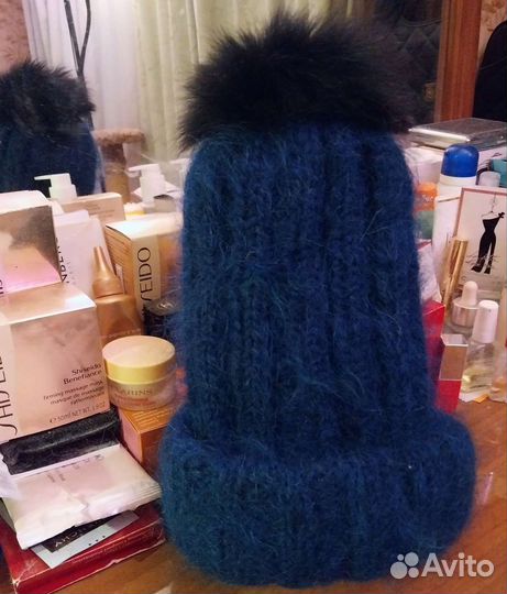 Шапка итальянский мохер-Новая