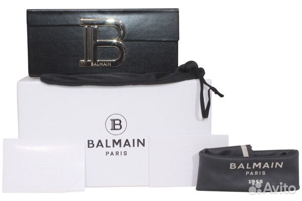 Солнцезащитные очки balmain brigitte BLK - GLD