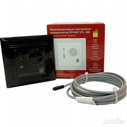 Регулятор ETL-308 в рамку Valena. Белый/черный/беж