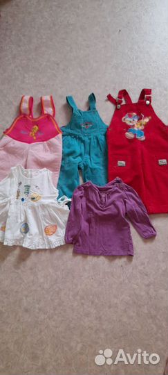 Детские вещи пакетом от 9 мес до 1,5 лет