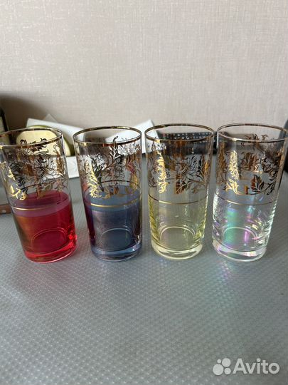 Стаканы цветные