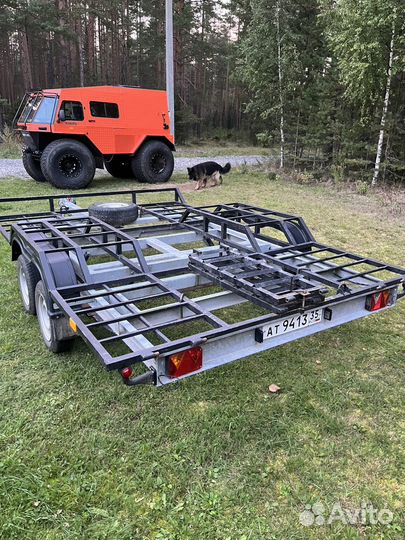 Прицеп подкат -эвакуатор Аренда,для болотохода