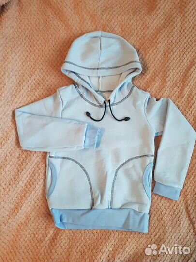 Толстовки теплые детские на флисе