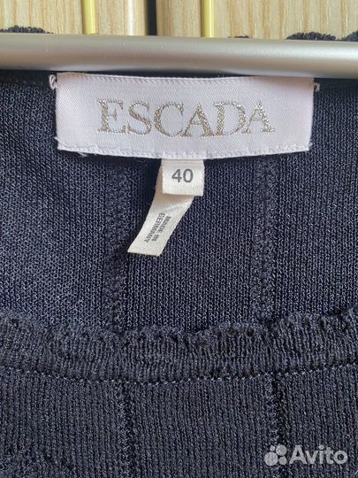 Escada топ блуза футболка вискоза хлопок 46 размер