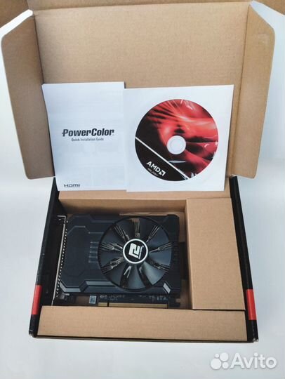 Видеокарта PowerColor Red Dragon RX 550 4GB gddr5