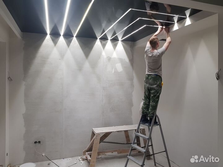 Натяжной потолок с гарантией
