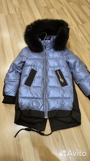 Парка зимняя для девочки 122