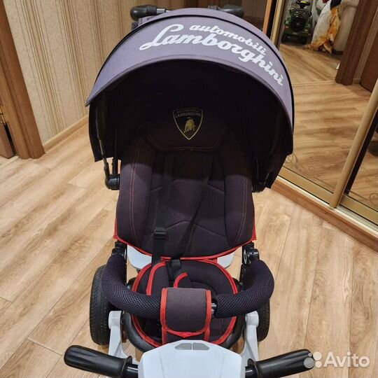 Детский трехколесный велосипед lamborghini