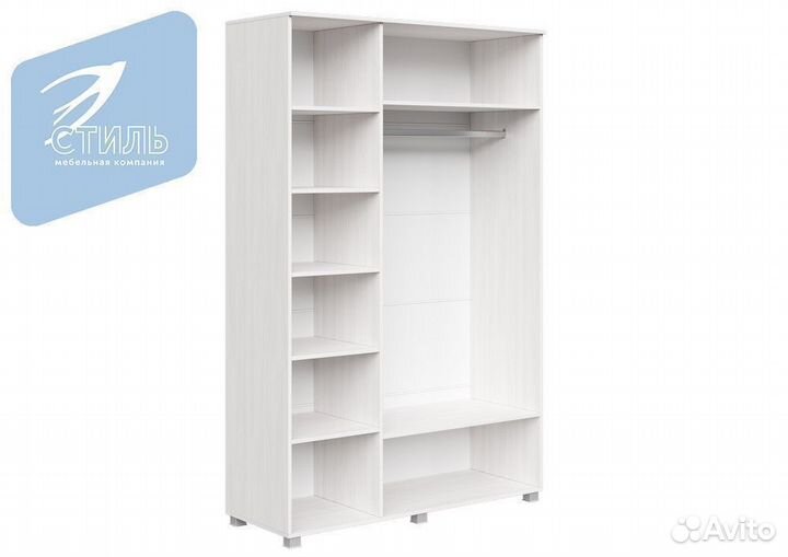 Прованс Шкаф 3х створчатый Дуб Крафт белый