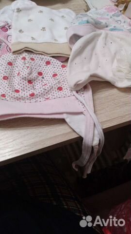 Шапочки для девочки.От 0 до 3