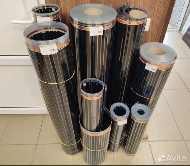 Инфракрасный теплый пол 50 см, 80 см и 100см