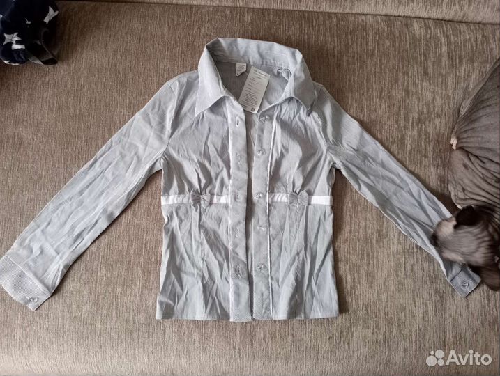 Рубашка блузка школьная для девочки