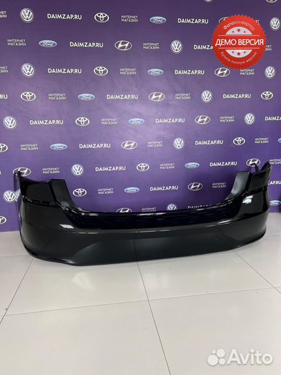 Бампер Задний Volkswagen Polo (2020) / черный