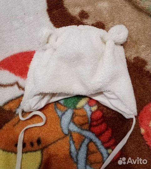 Шапка с рождения до 6мес