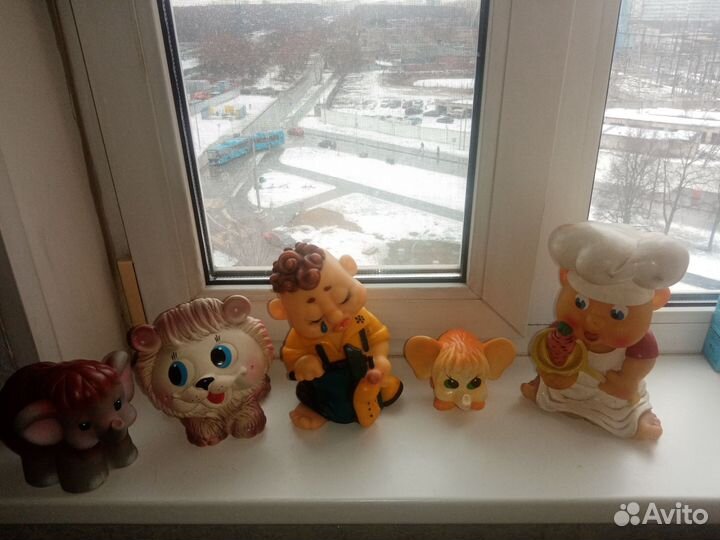 Резиновые игрушки СССР