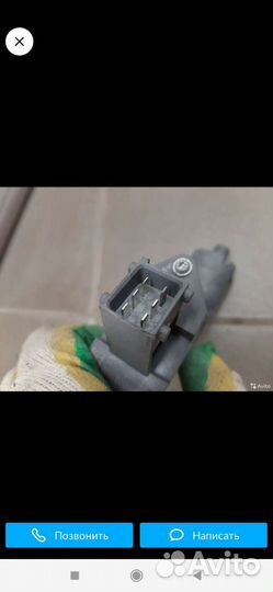 Мотор стеклоподъёмника передний левый Тойота Авенс